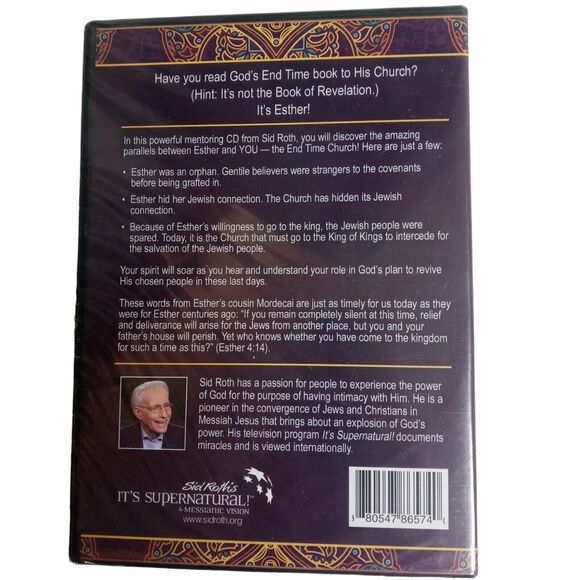 BUY 3.... Esther The End Time Book to The Church Sid Roth CD Last Days Prophecy - Picture 2 of 4
